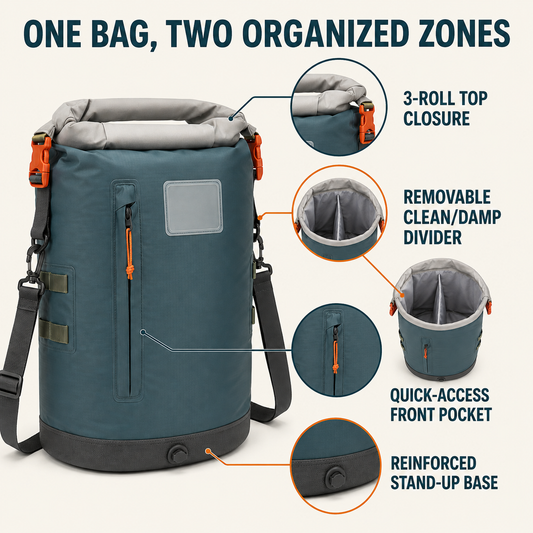 22L Roll-Top Gear Bag