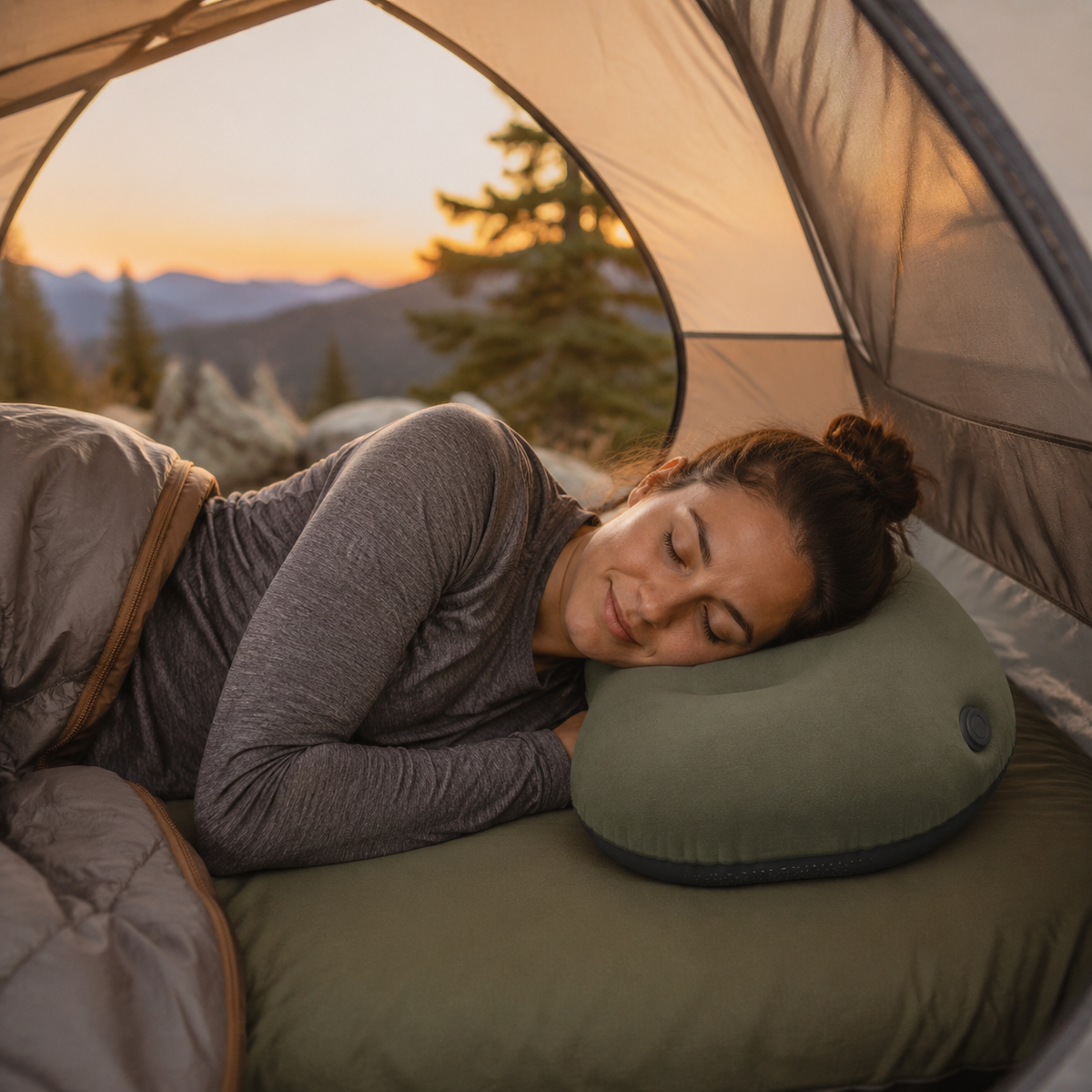 Inflatable Camping Pillow