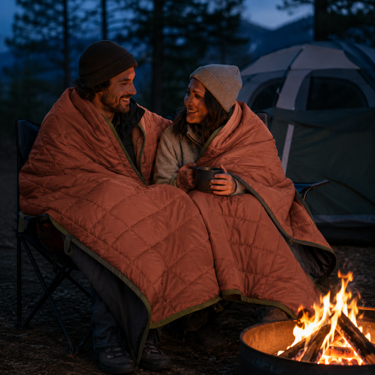 Compact Camping Blanket