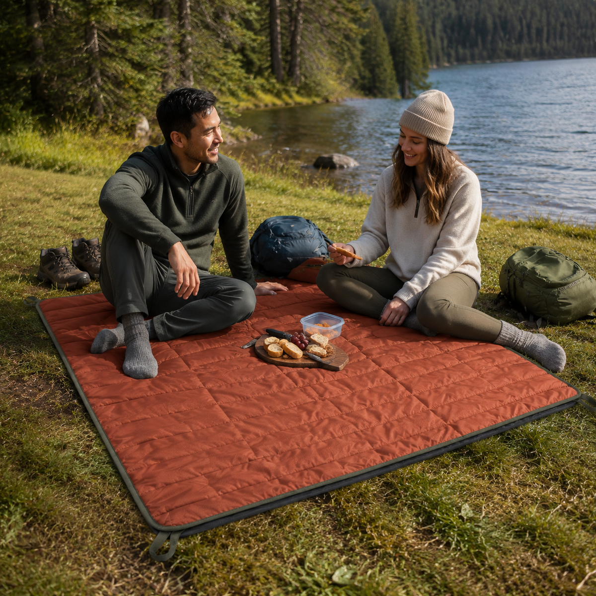 Compact Camping Blanket