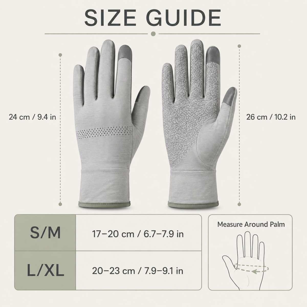 Outdoor Touchscreen Gloves