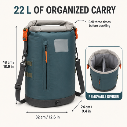 22L Roll-Top Gear Bag
