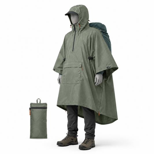 Packable Rain Poncho